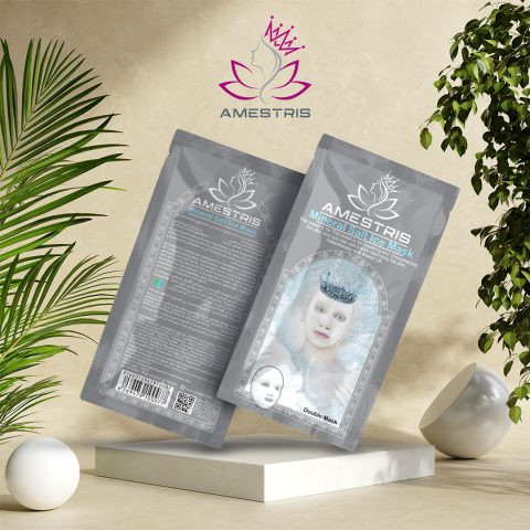 ماسک صورت ورقه ای آیس دابل Mineral salt آمستریس