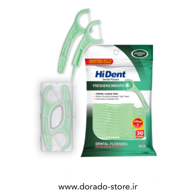 نخ دندان کمانی 30 عددی هایدنت Hi Dent