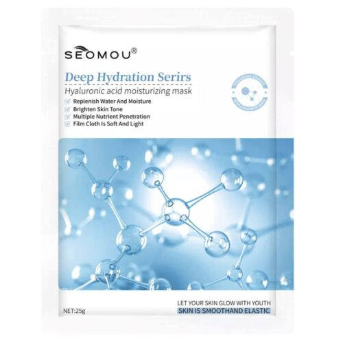 ماسک آبرسان ورقهای هیالورونیک اسید SEOMOU