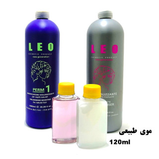 مواد فر لئو Leo موهای طبیعی شماره 1 حجم پک 120 و 1000 میل