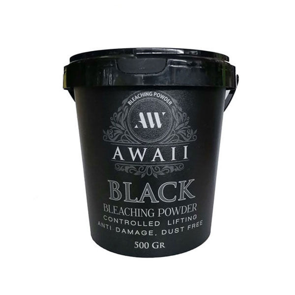 پودر دکلره مشکی ذغال آوایی مدل BLACK حجم 500 گرم