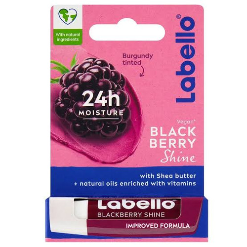 بالم لب لبلو Labello رنگی Black Berry حجم 4.8 گرم