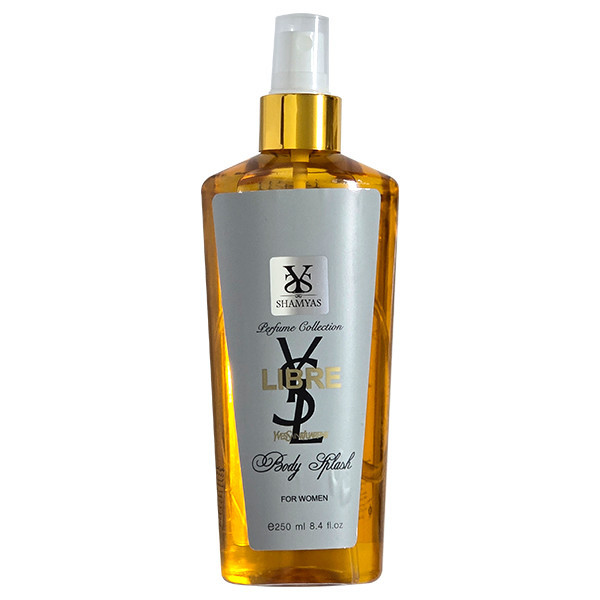 بادی اسپلش زنانه شمیاس مدل Yves Saint Laurent Libre Intense حجم 250 میلیلیتر