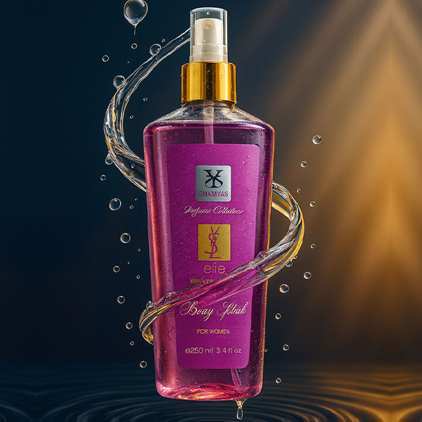 بادی اسپلش زنانه شمیاس مدل Yves Saint Laurent Elle حجم 250 میلیلیتر