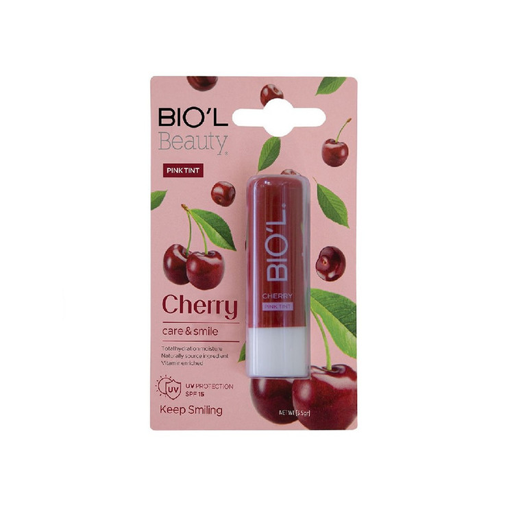 بالم لب رنگی بیول مدل Cherry با SPF15 وزن 4.8 گرم