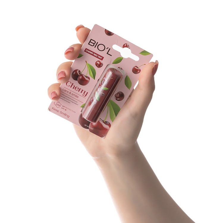 بالم لب رنگی بیول مدل Cherry با SPF15 وزن 4.8 گرم