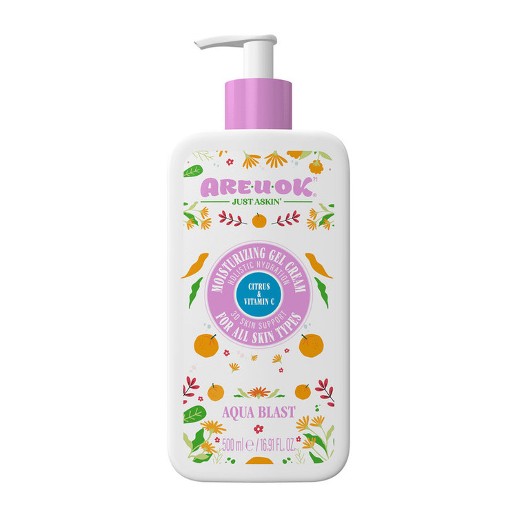 ژل آبرسان آر یو اوکی مدل Citrus And Vitamin C حجم 500 میلیلیتر
