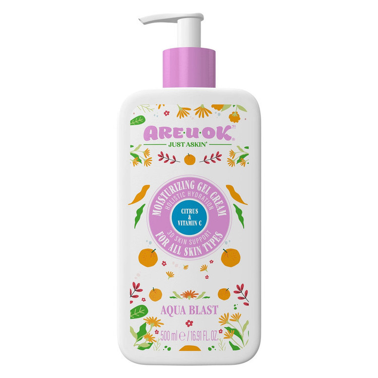 ژل آبرسان آر یو اوکی مدل Citrus And Vitamin C حجم 500 میلیلیتر