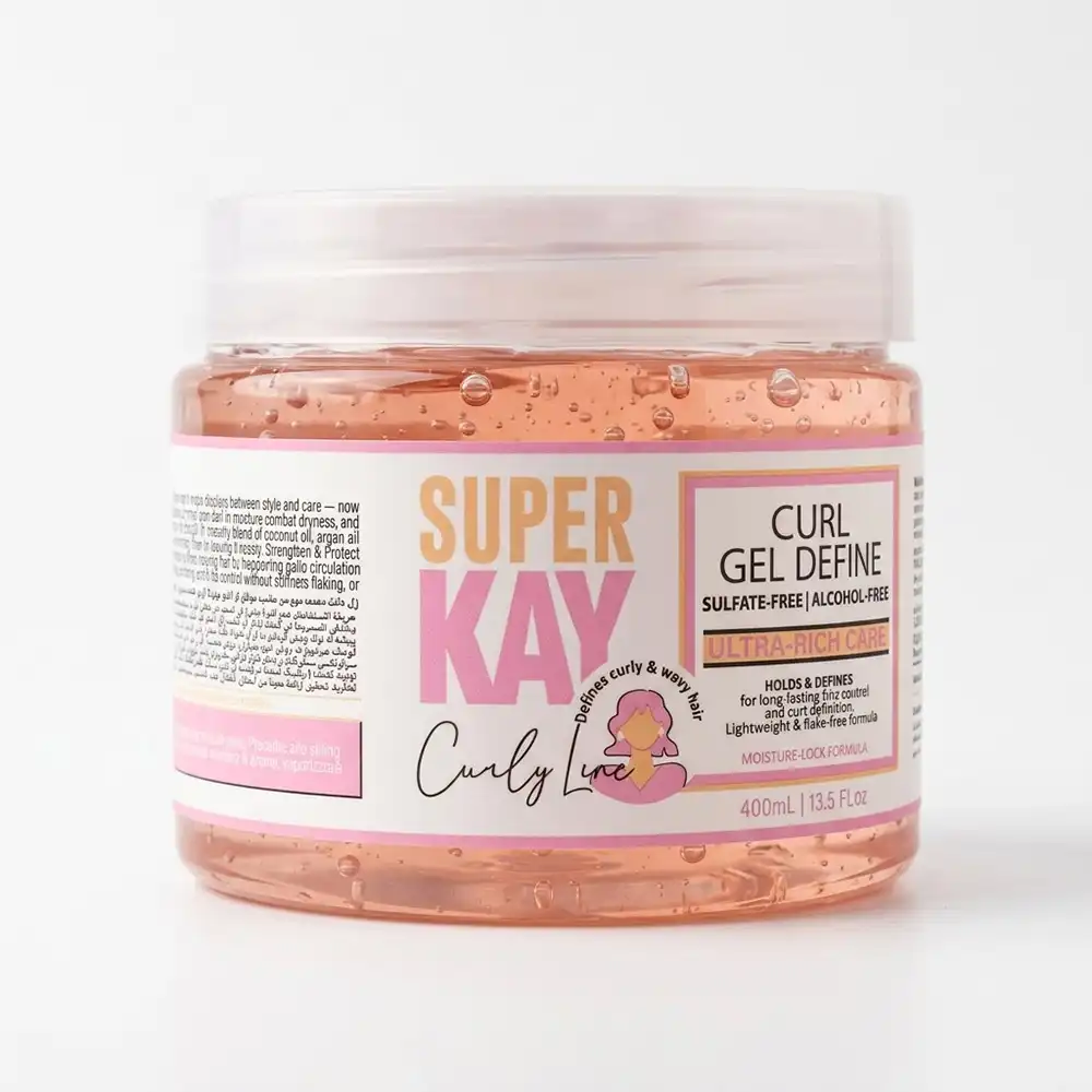 ژل حالت‌دهنده مو فر سوپر کی (Super Kay Curl Gel Define) – 400 میلی‌لیتر