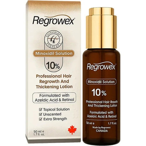 محلول ماینوکسیدیل ۱۰ درصد ریگروکس Regrowex حجم 50 میل